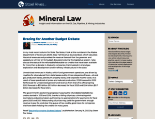 minerallawblog.com screenshot