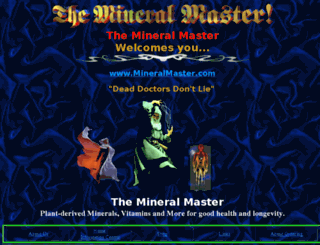 mineralmaster.com screenshot