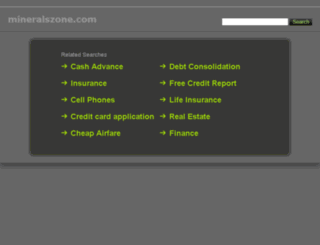 mineralszone.com screenshot