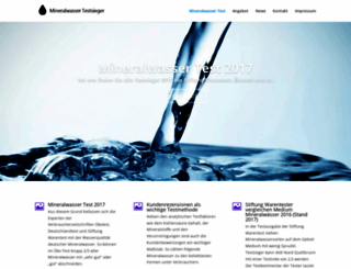 mineralwasser-testsieger.de screenshot