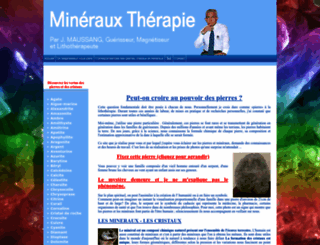 minerauxtherapie.com screenshot