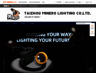 minerolight.en.alibaba.com screenshot