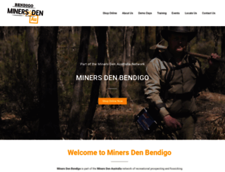 minersdenbendigo.com.au screenshot