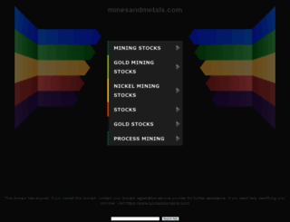 minesandmetals.com screenshot
