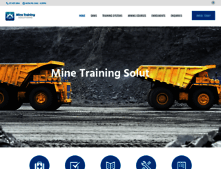 minetrainingsolutions.com.au screenshot