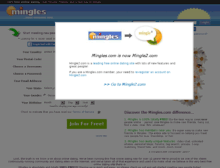 mingles.com screenshot