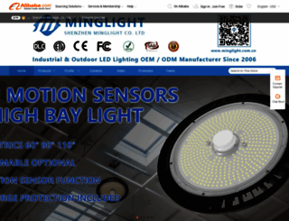 minglight.en.alibaba.com screenshot