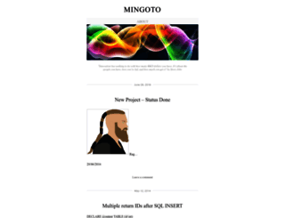 mingoto.wordpress.com screenshot