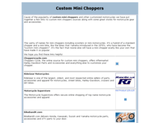 mini-choppers.downloads4all.com screenshot