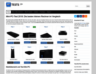 mini-pc-tests.de screenshot