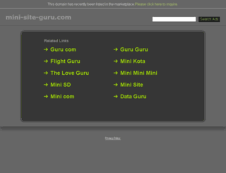 mini-site-guru.com screenshot
