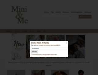 miniandme.com.au screenshot