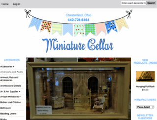 miniaturecellar.com screenshot