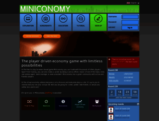 miniconomy.com screenshot