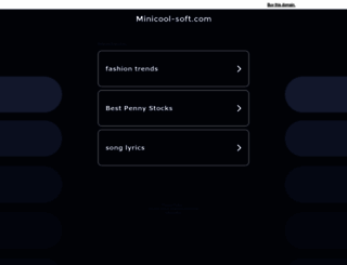 minicool-soft.com screenshot
