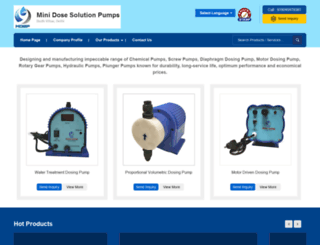 minidosesolutionpumps.com screenshot