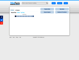 minifacts.com screenshot