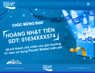minigame01.pocarisweat.com.vn screenshot