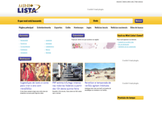 minilista.com.br screenshot