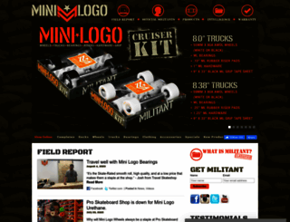 minilogoskateboards.com screenshot