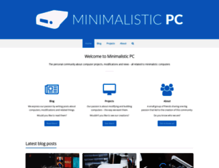 minimalisticpc.com screenshot