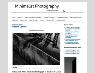 minimalistphotos.com screenshot