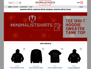 minimalistshirts.com screenshot