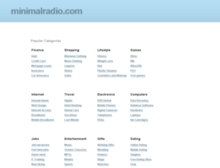 minimalradio.com screenshot