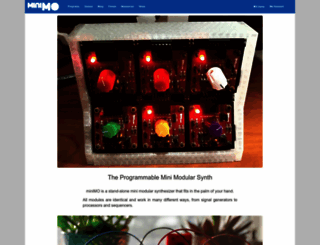 minimosynth.com screenshot