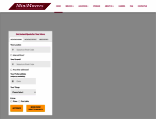 minimovers.com.au screenshot