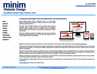 minimwebsitedesign.co.uk screenshot
