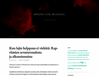 mining4meaning.com screenshot