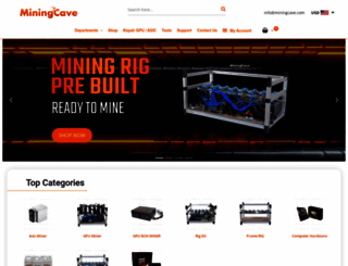 miningcave.com screenshot