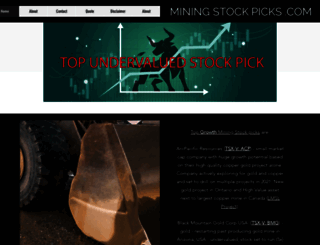 miningstockpicks.com screenshot