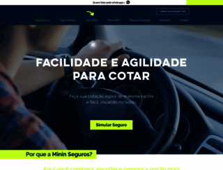 mininseguros.com.br screenshot