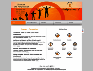 minipreneure.de screenshot