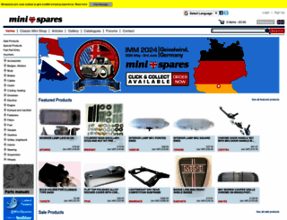 minispares.com screenshot