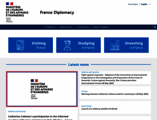 ministere-affaires-etrangeres.com screenshot