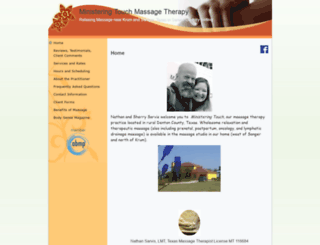 ministeringtouch.massagetherapy.com screenshot