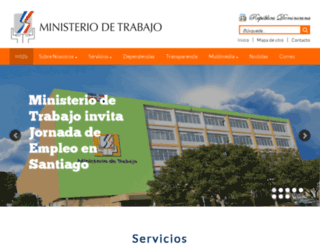 ministeriodetrabajo.gob.do screenshot