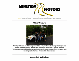 ministry-motors.org screenshot
