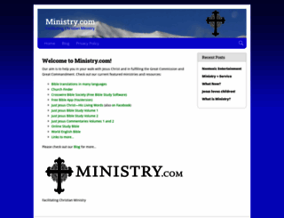 ministry.com screenshot