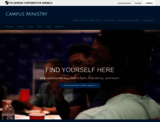 ministry.cua.edu screenshot