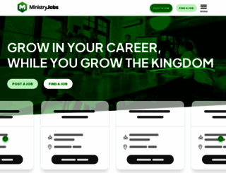 ministryjobs.com screenshot