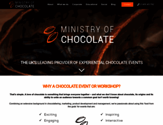 ministryofchocolate.com screenshot