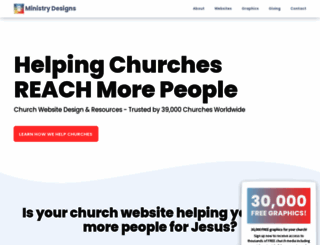 ministrywebsitedesigns.com screenshot