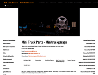 minitruckgarage.com screenshot