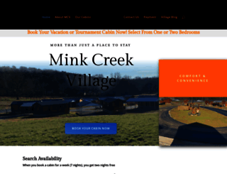 minkcreekvillage.com screenshot