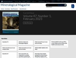 minmag.geoscienceworld.org screenshot