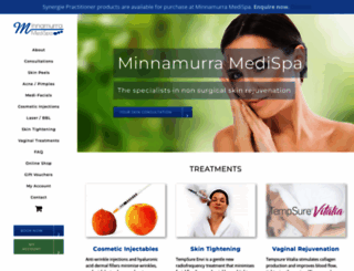minnamurramedispa.com.au screenshot